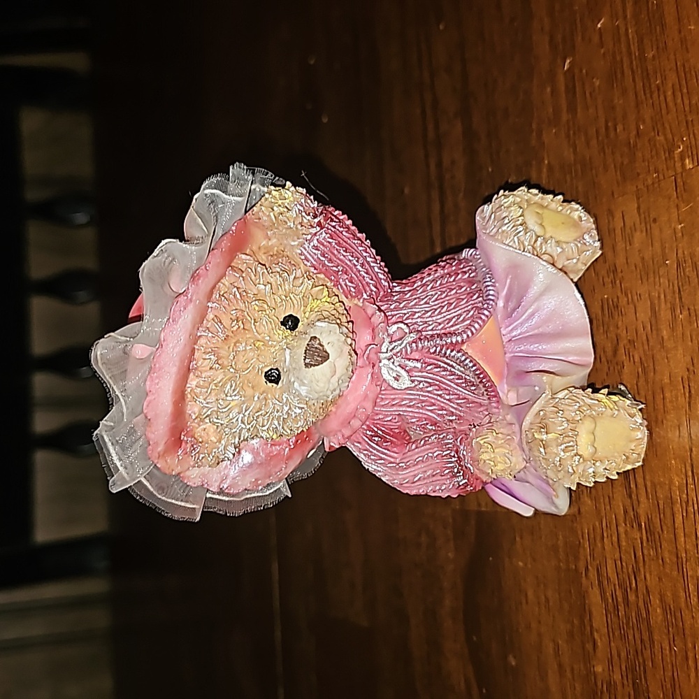 Bear with Lace Hat